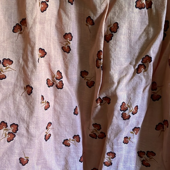 A.N.A. Peach Floral Long Sleeve Blouse Size XXL - Picture 4 of 6